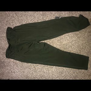 Green leggings size large